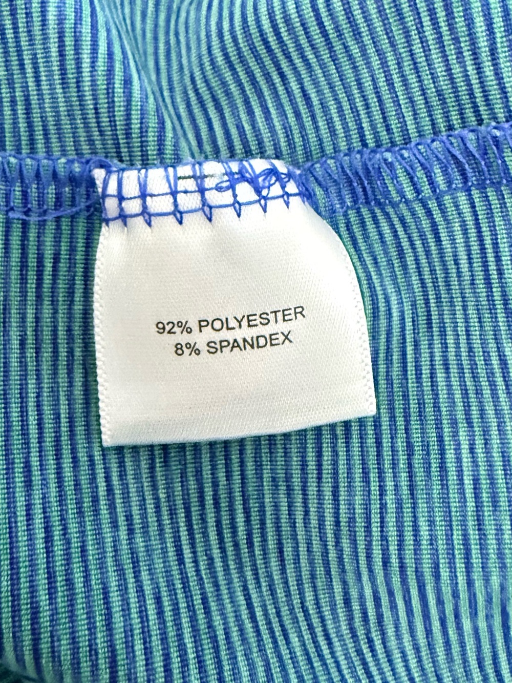 Big Kids Peter Millar | Micro Stripped Summer Comfort Golf Polo | Medium 9-10 - Picture 5 of 5